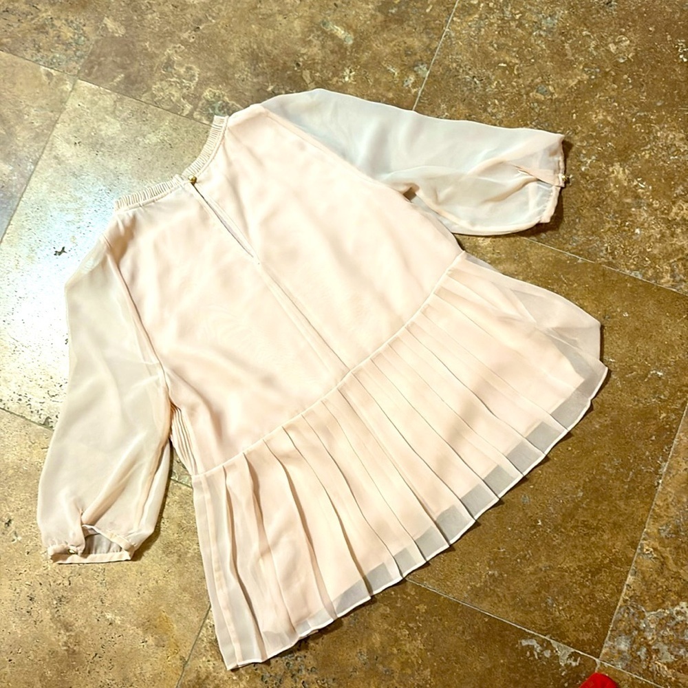 TED BAKER PEACHY PINK BLOUSE - Picture 8 of 8